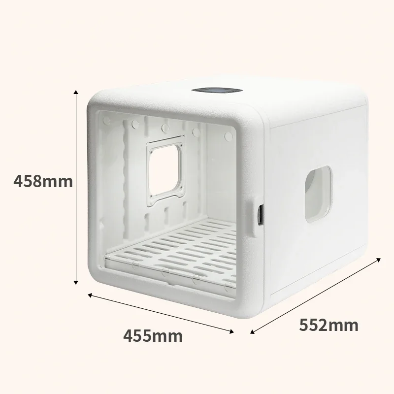 Top Selling 65L Pet Hair Blowing Dryer Machine Household 50dB Silent Automatic Smart Dog Cat Pet Room Dryer Box